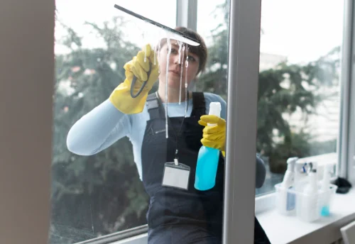 Nettoyage de vitres intérieures et extérieures à Saint-Ennemond